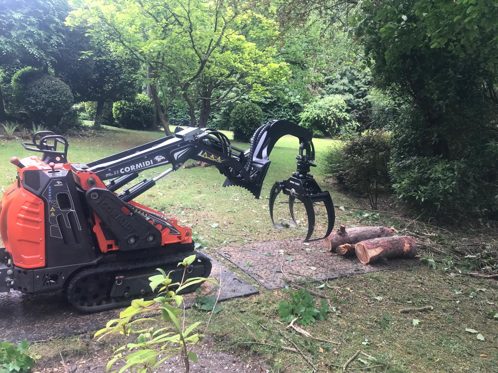 Completed garden clearance job on a residential property